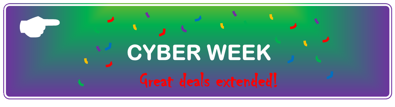 Cyber Week Deals!